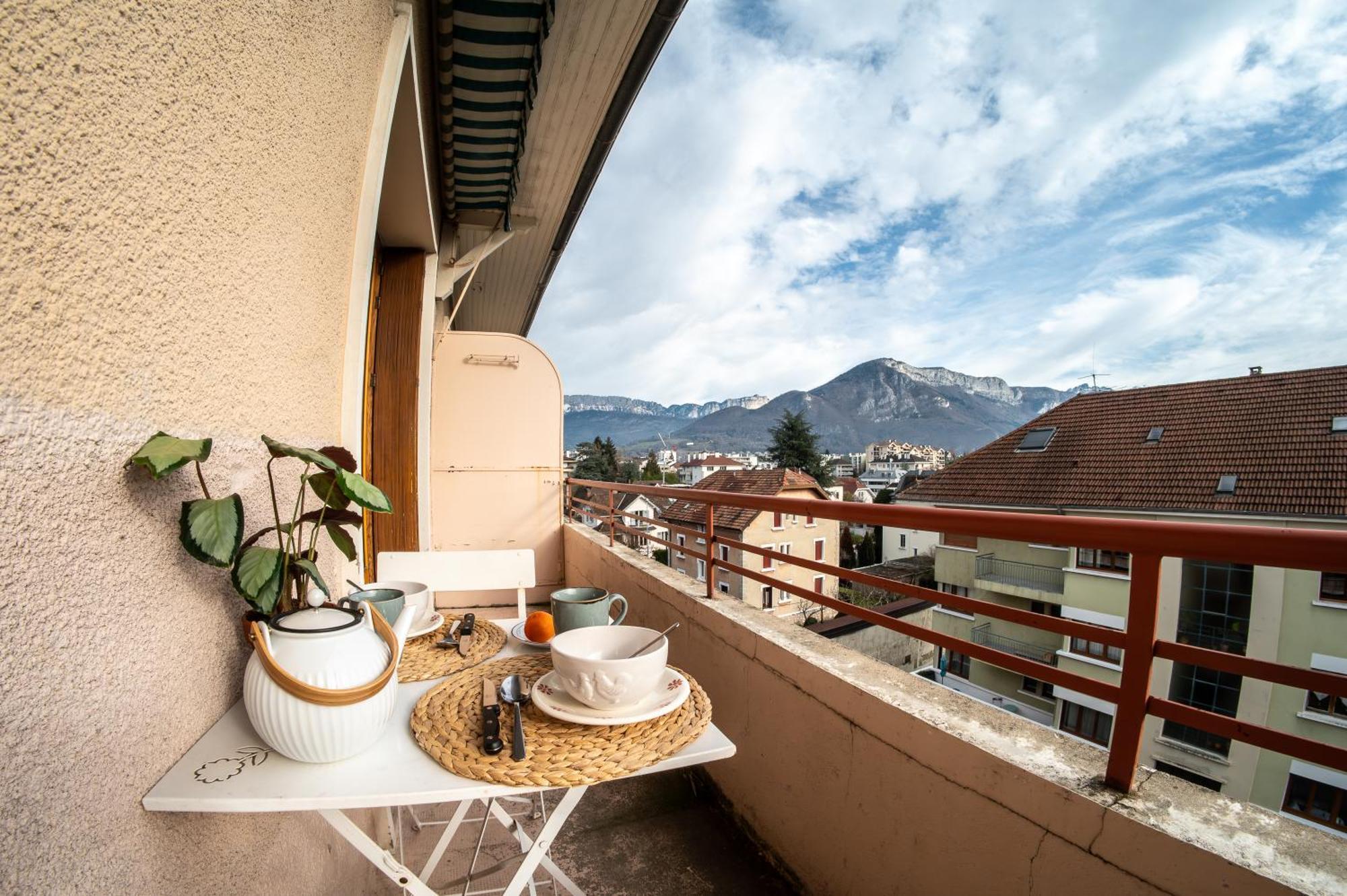Les 3 Monts - Vue Panoramique Sur Les Montagnes Annecy Exterior foto